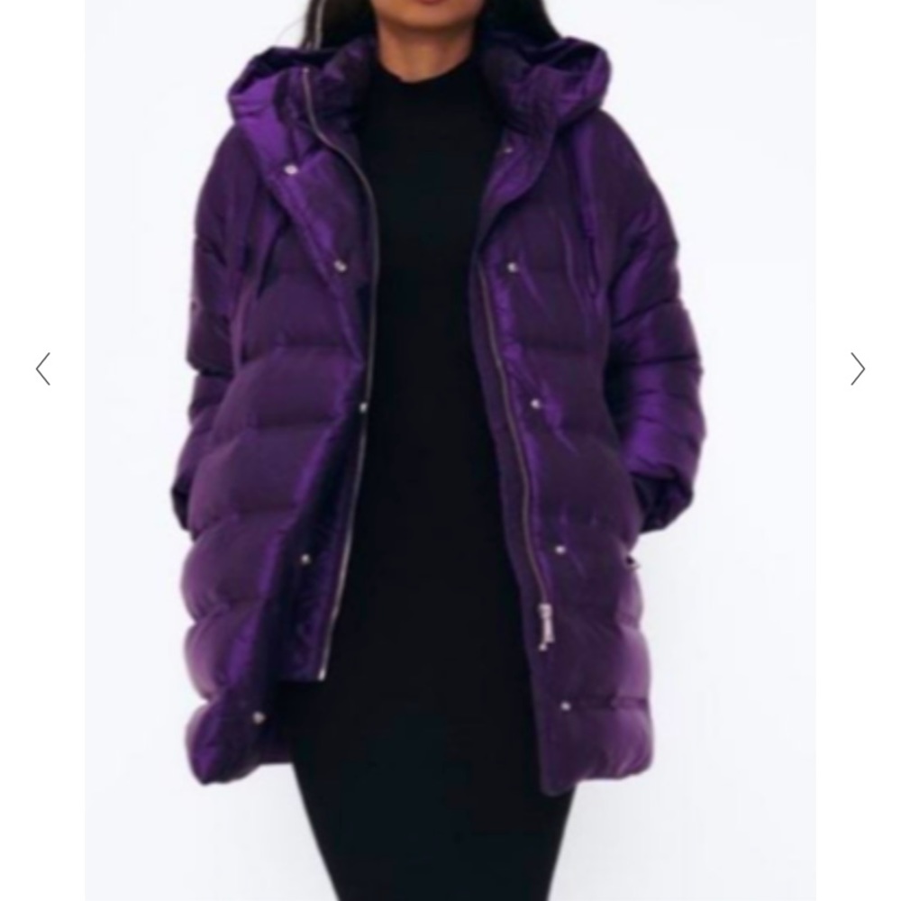 ZARA Women's Water Repellent Down Coat